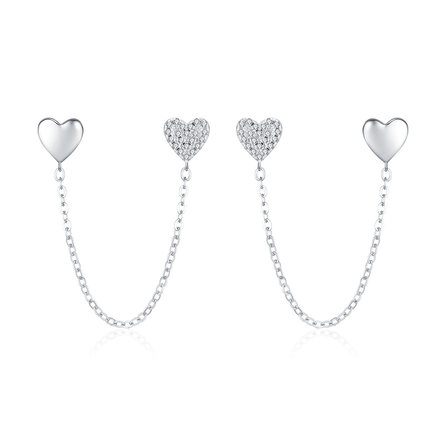 Planderful Everyday Genie Earrings – Exquisite Sterling Silver with Zircon Details