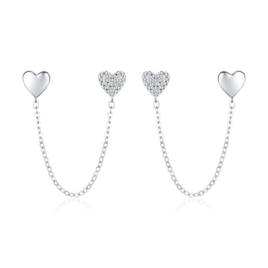 Planderful Everyday Genie Earrings – Exquisite Sterling Silver with Zircon Details