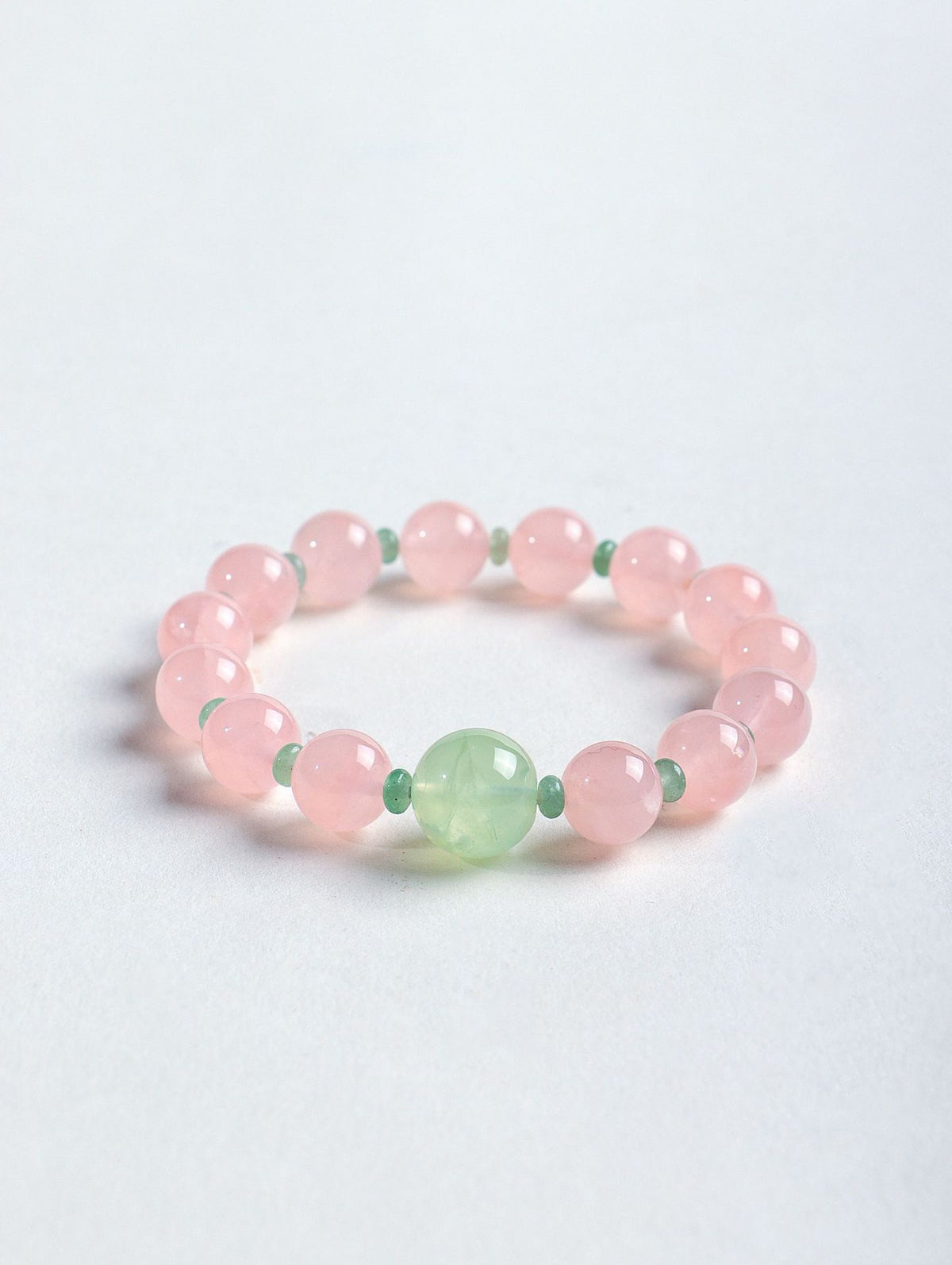 Rose Quartz Crystal Horse Bracelet