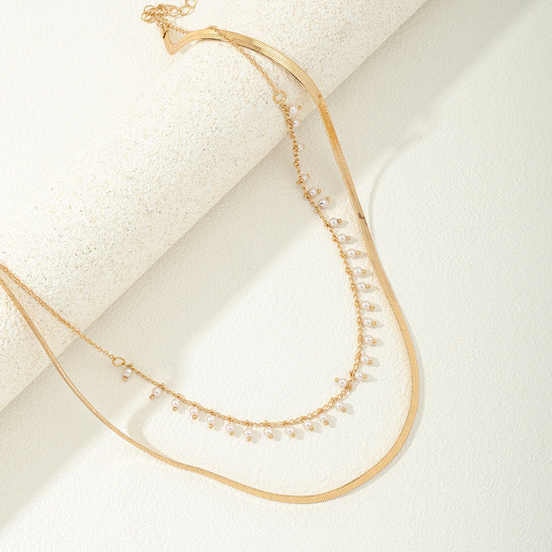 Chic Metal Holiday Collar Necklace for Women - Vienna Verve Collection