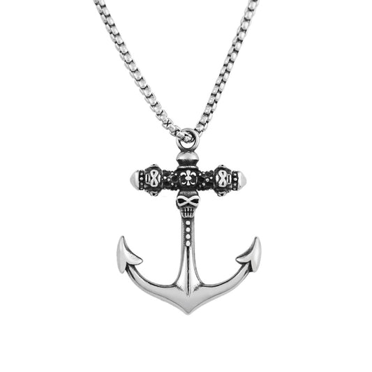 Foreign Trade Cross-Border Titanium Steel Necklace For Men