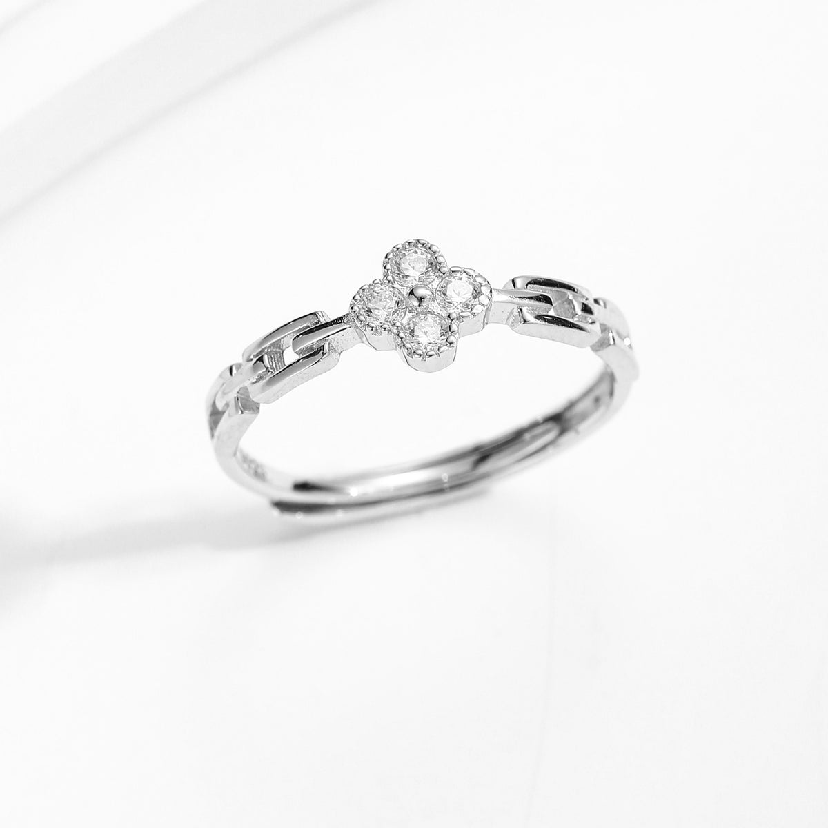 Clover Lucky S925 Sterling Silver Ring