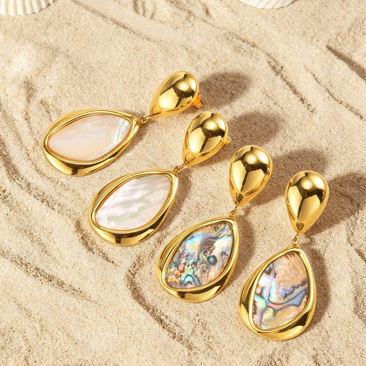 Modern Stainless Steel Earrings — Multiple Styles