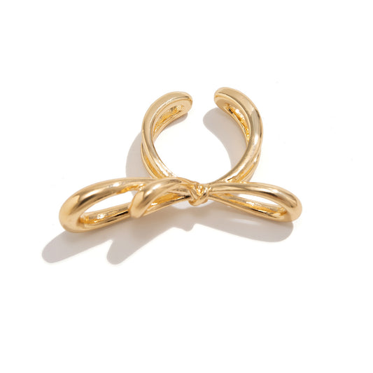 Butterfly Bow Two-finger Exaggerated Ring from Vienna Verve Collection