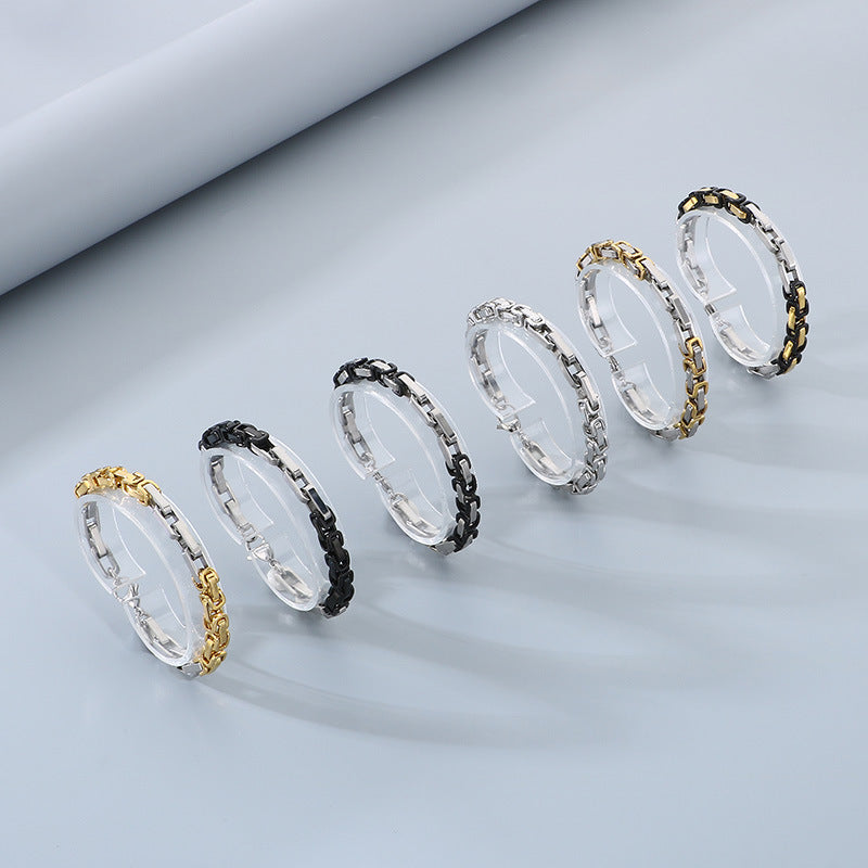 Planderful Everyday Genie Stainless Steel Men Bracelet 6mm