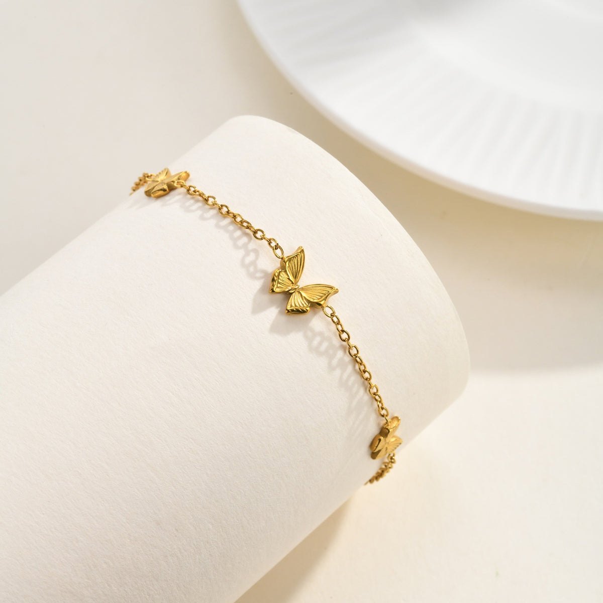 Butterfly Stainless Steel Bracelet