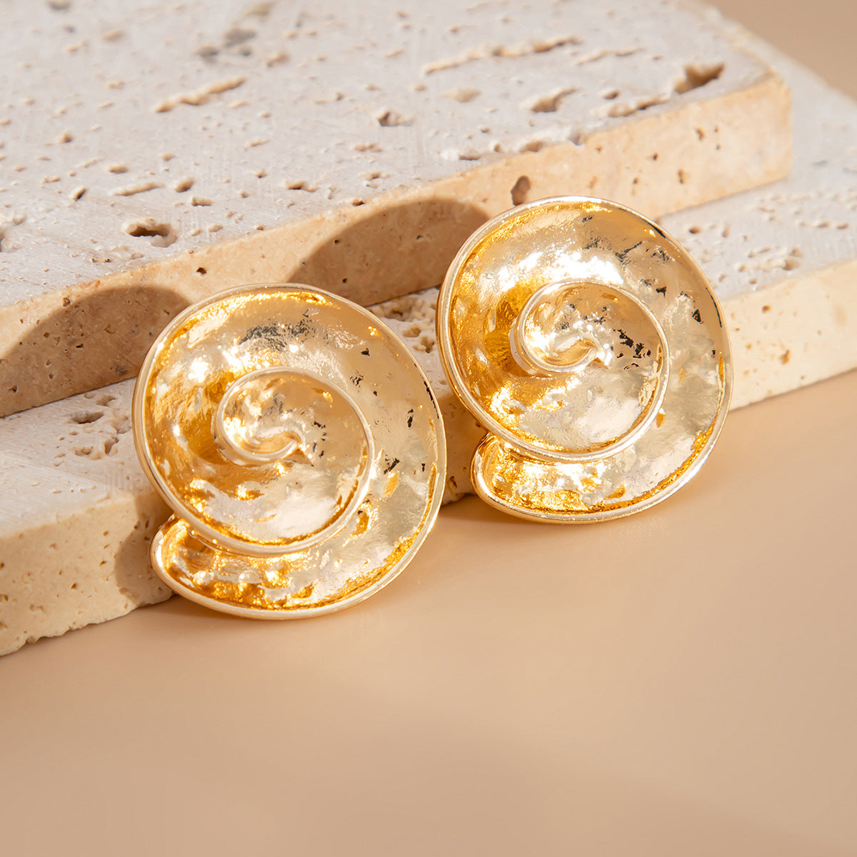 Planderful Vienna Verve Earrings – Elegant Irregular Geometric Design