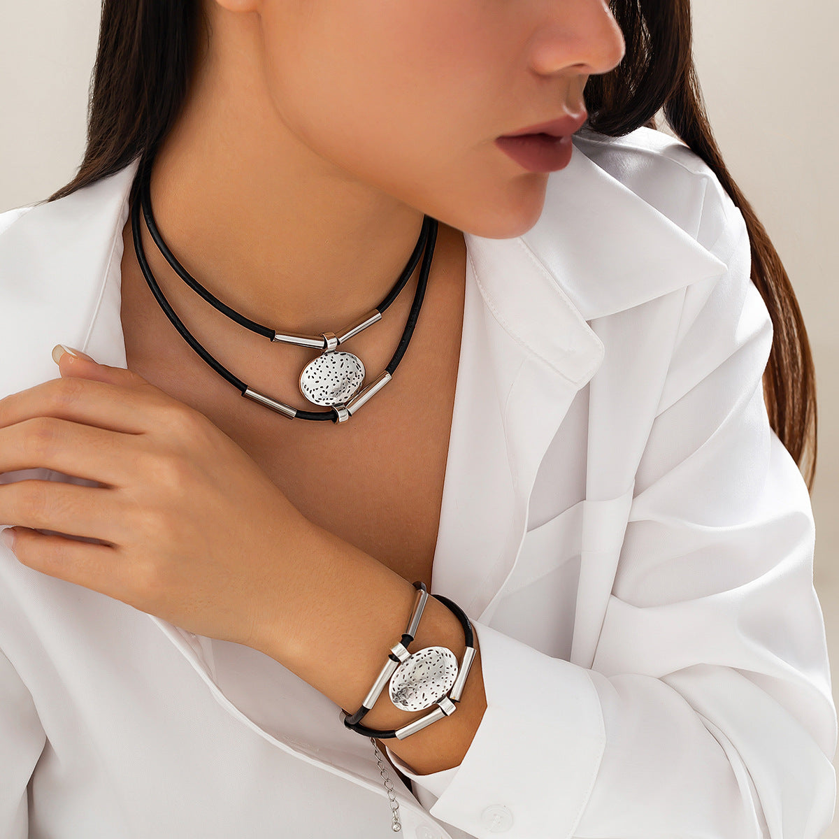 Ethnic Relief Choker & Bracelet Collection