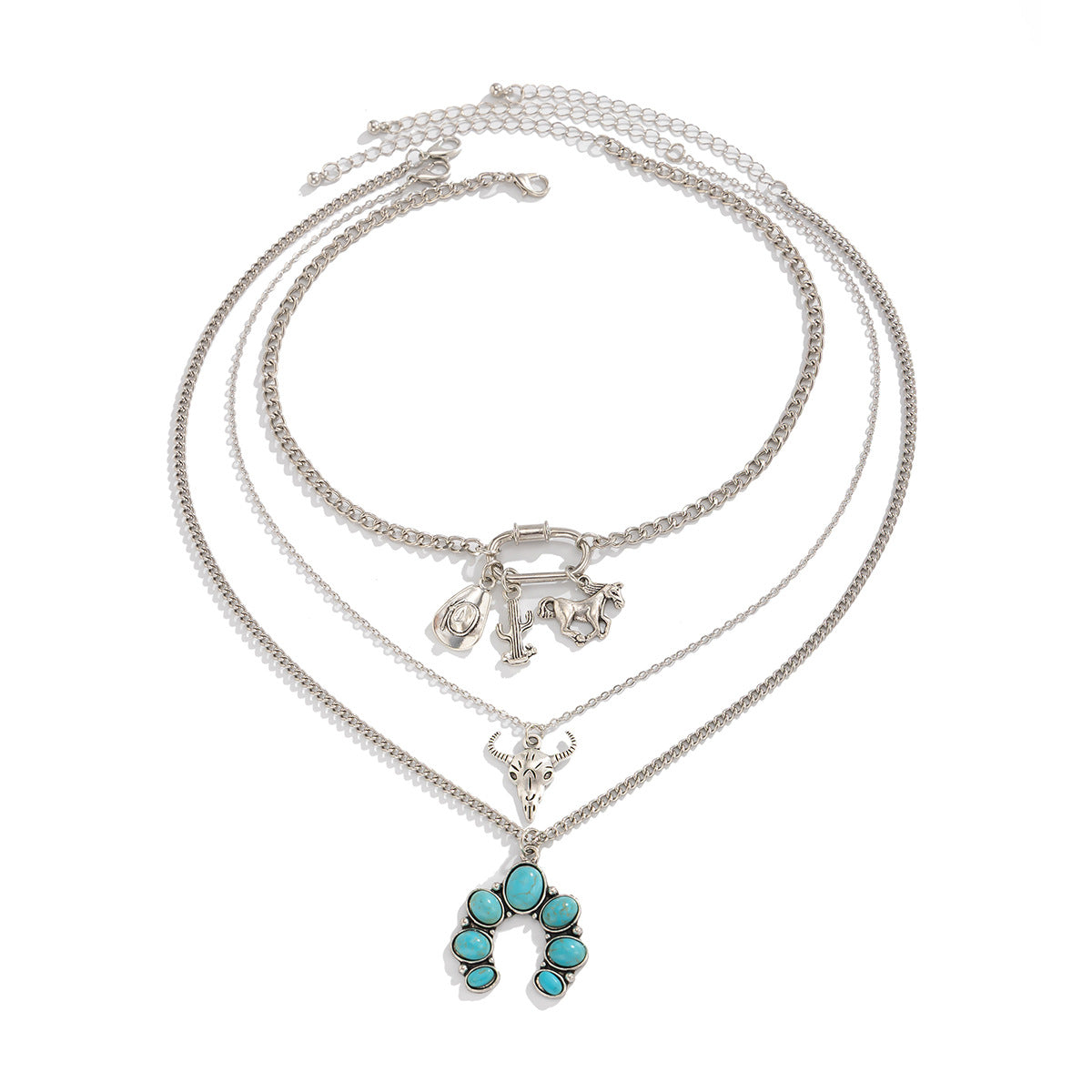 Planderful Vienna Verve Necklace – Unique Punk Bull Head Pendant