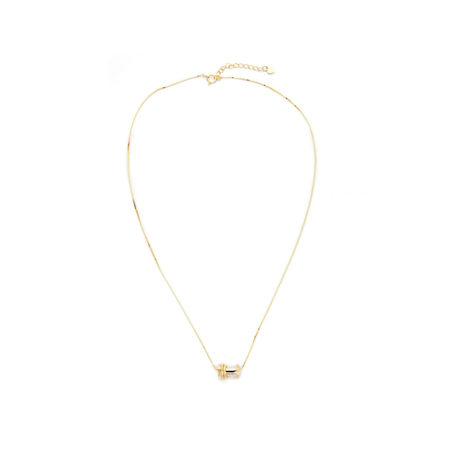 Korean Version S925 Sterling Silver Necklace Female Non-Fading Collarbone Chain Versatile Internet Celebrity Pendant Necklace