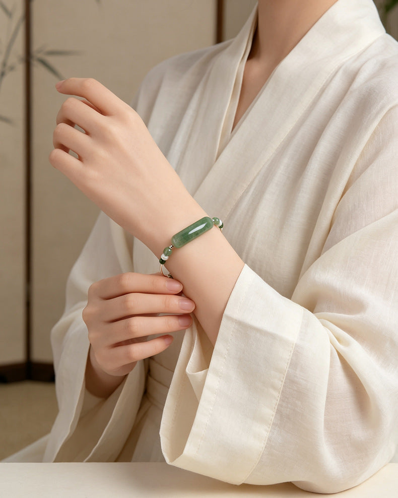Aventurine & Grape Quartz Bracelet