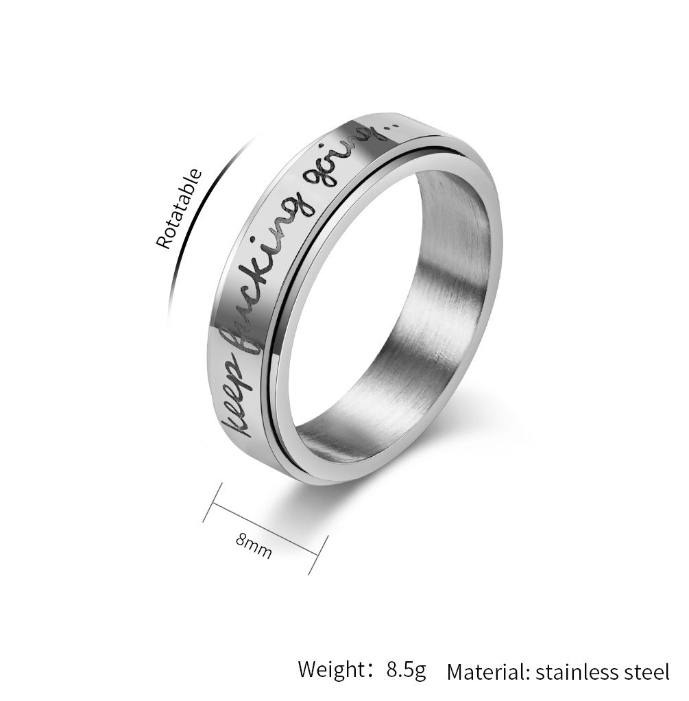 Steel Ring – Elegant Anxiety Relief