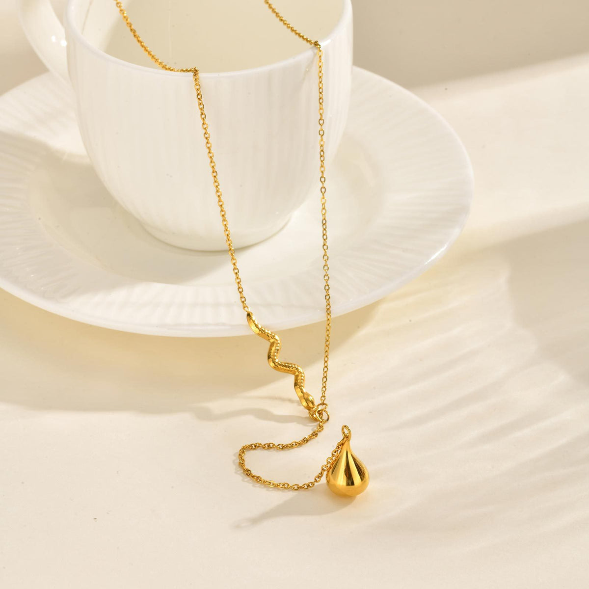 Stainless Steel Snake Necklace