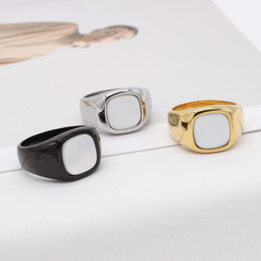 Planderful Everyday Genie Titanium Steel Ring Unisex Stylish Durable Comfort For Men And Women