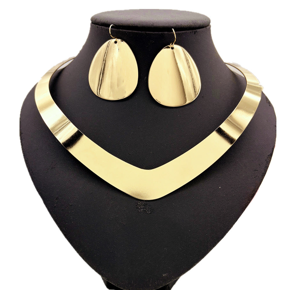 Planderful Savanna Rhythms Jewelry Set – Elegant Metal Heart Design