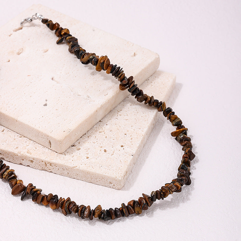 Planderful Vienna Verve Necklace – Fashionable Multicolored Glass Stone Design