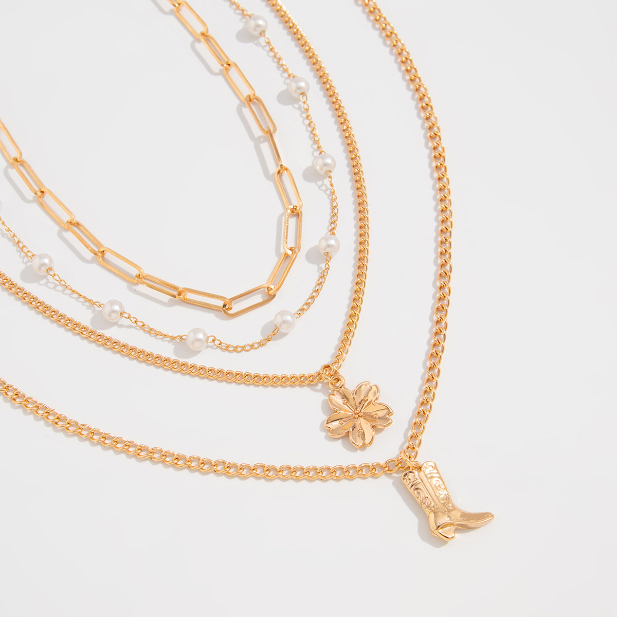 Planderful Vienna Verve Necklace – Elegant Multi-Layered Design