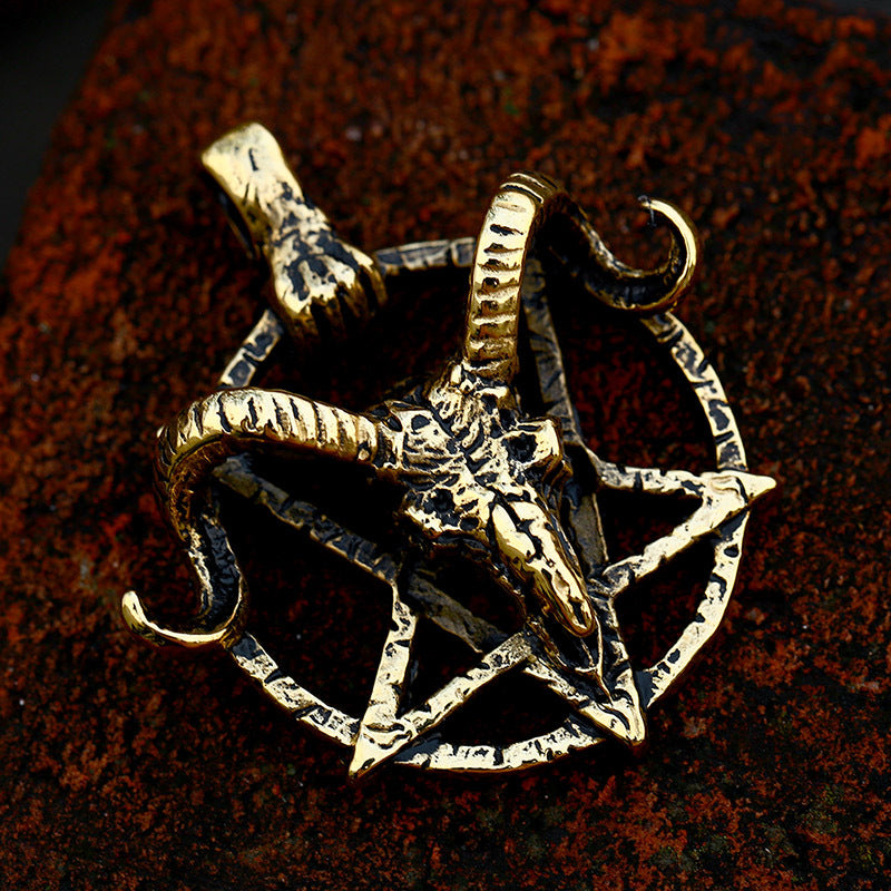 Stainless Steel Pendant – Pterosaur Satan Pendant. Necklace