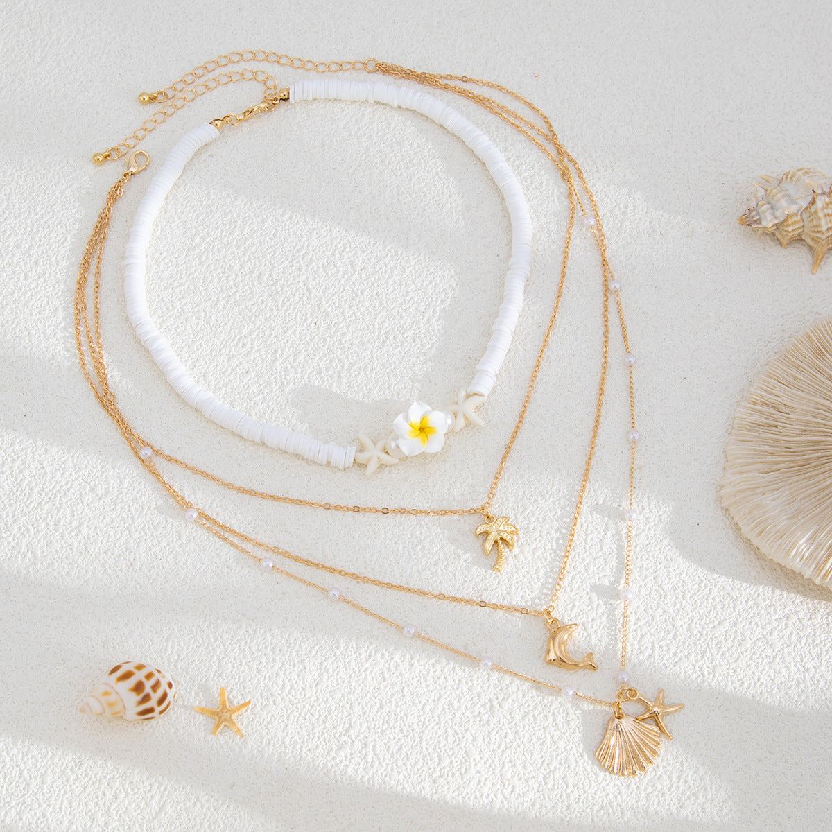 Planderful Vienna Verve Necklace – Multi-Layer Ocean Style Design