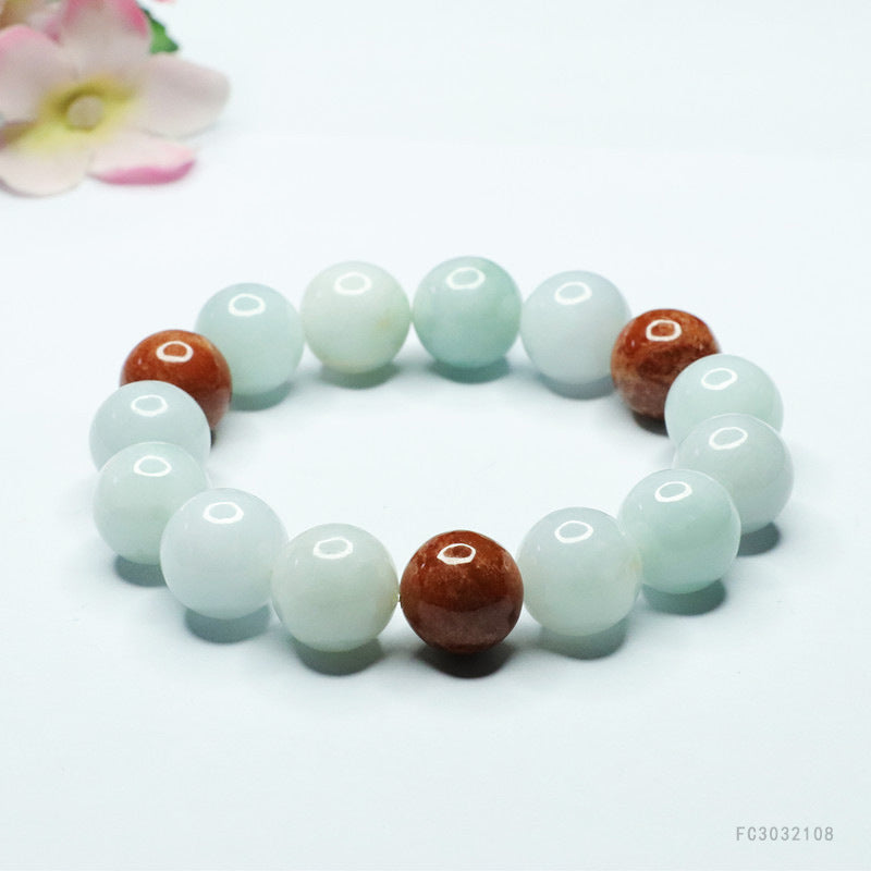 Jadeite Multicolor Treasure Bead Beaded Bracelet