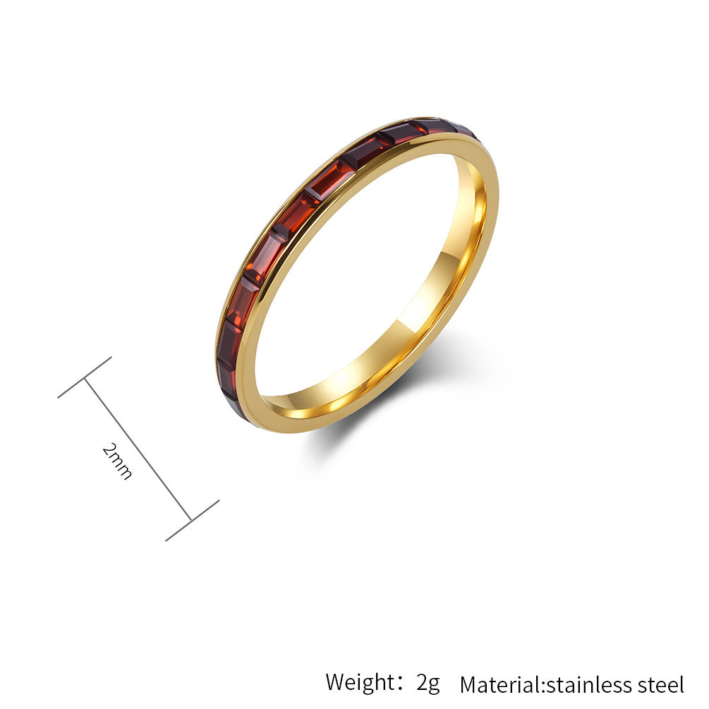 Zircon Ring - Elegant Everyday Wear