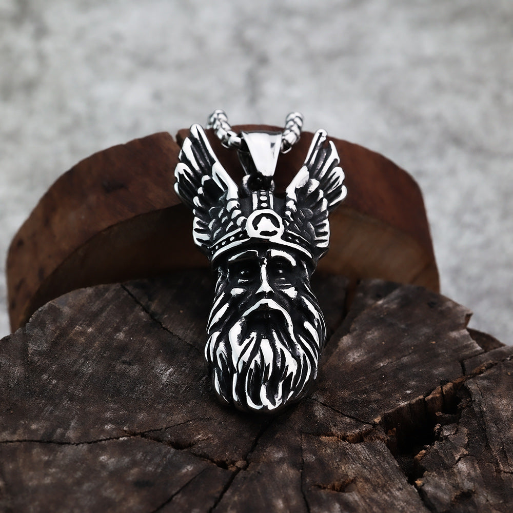 Cross-Border Nordic Viking Culture Odin Pendant Men's Accessories