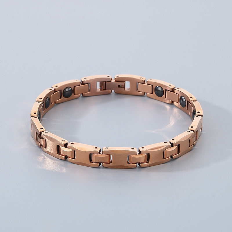 Planderful Magnetic Couple Bracelet Tungsten Steel Unisex