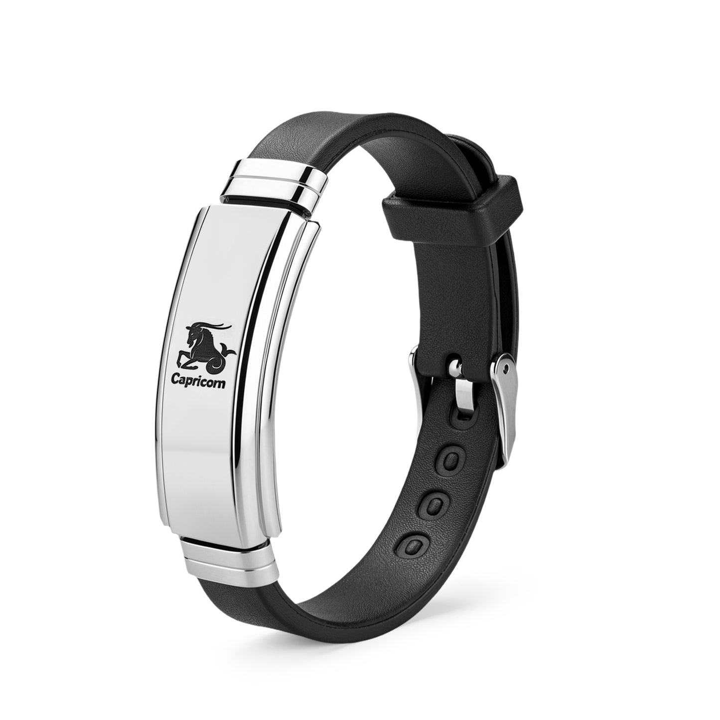 Planderful Twelve Constellations Bracelet Premium Stainless Steel Curved Design For Men Unisex Everyday Gift