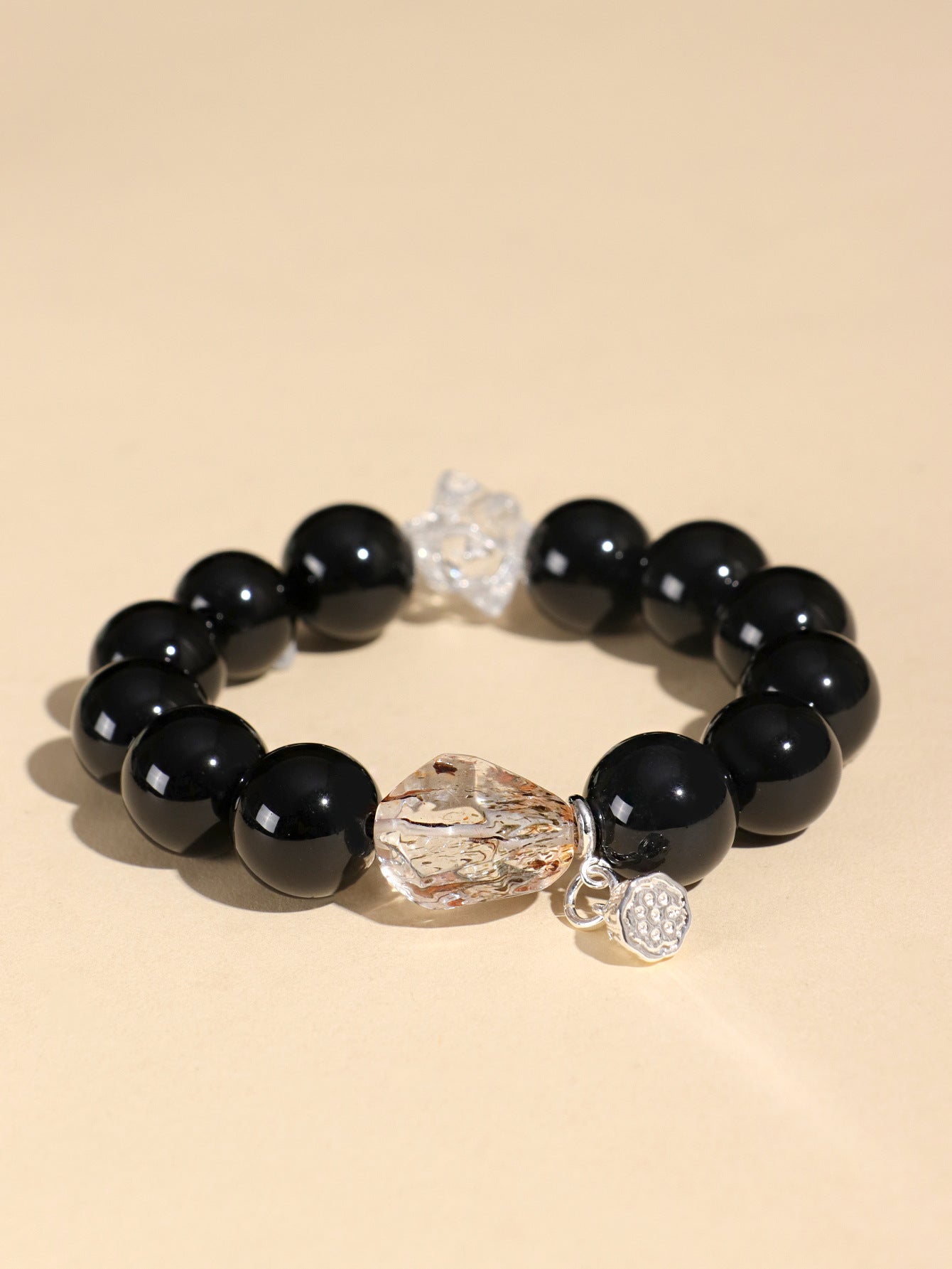 Planderful Fortune's Favor Bracelet – Personalized Obsidian Design
