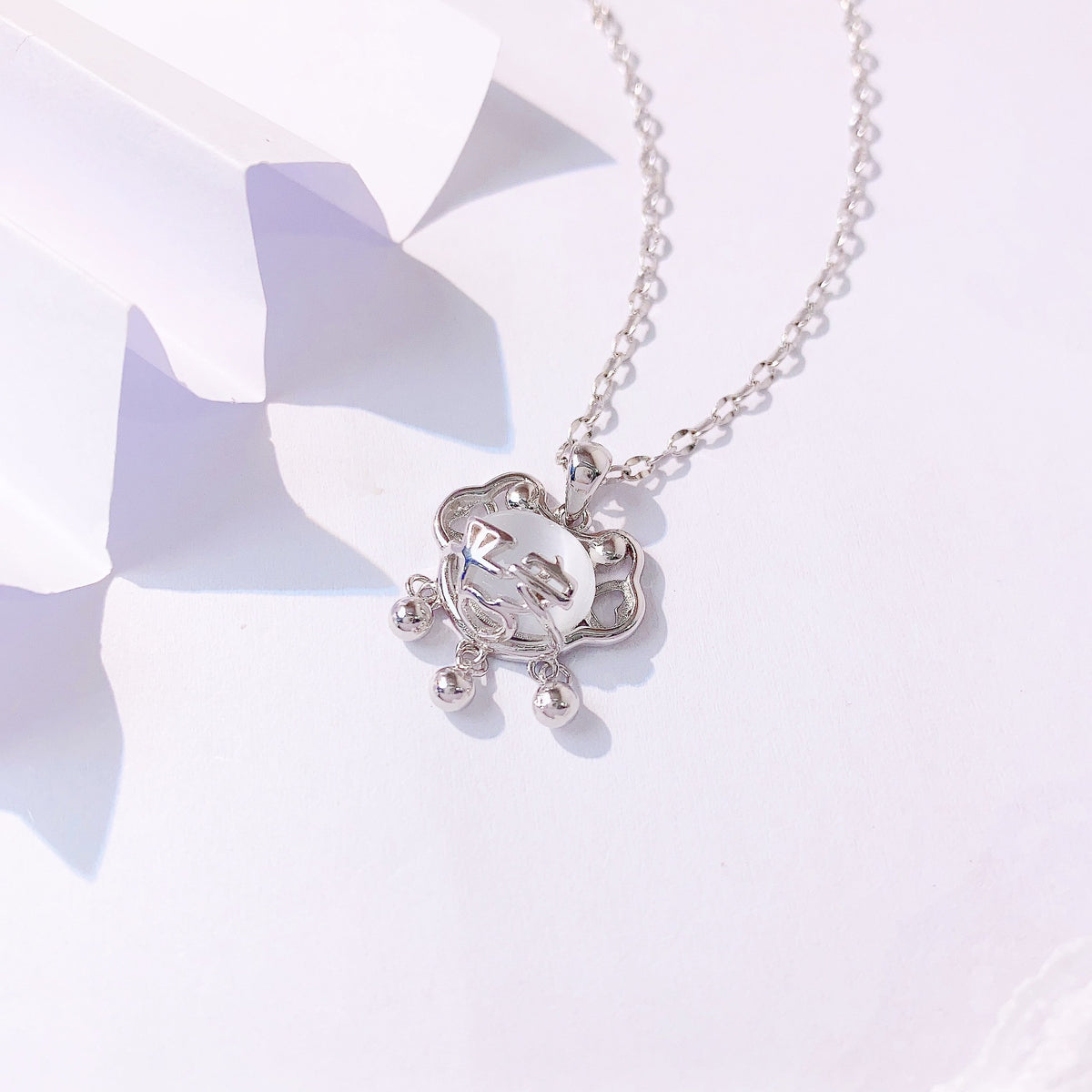 Ruyi Safety S925 Sterling Silver Pendant Necklace