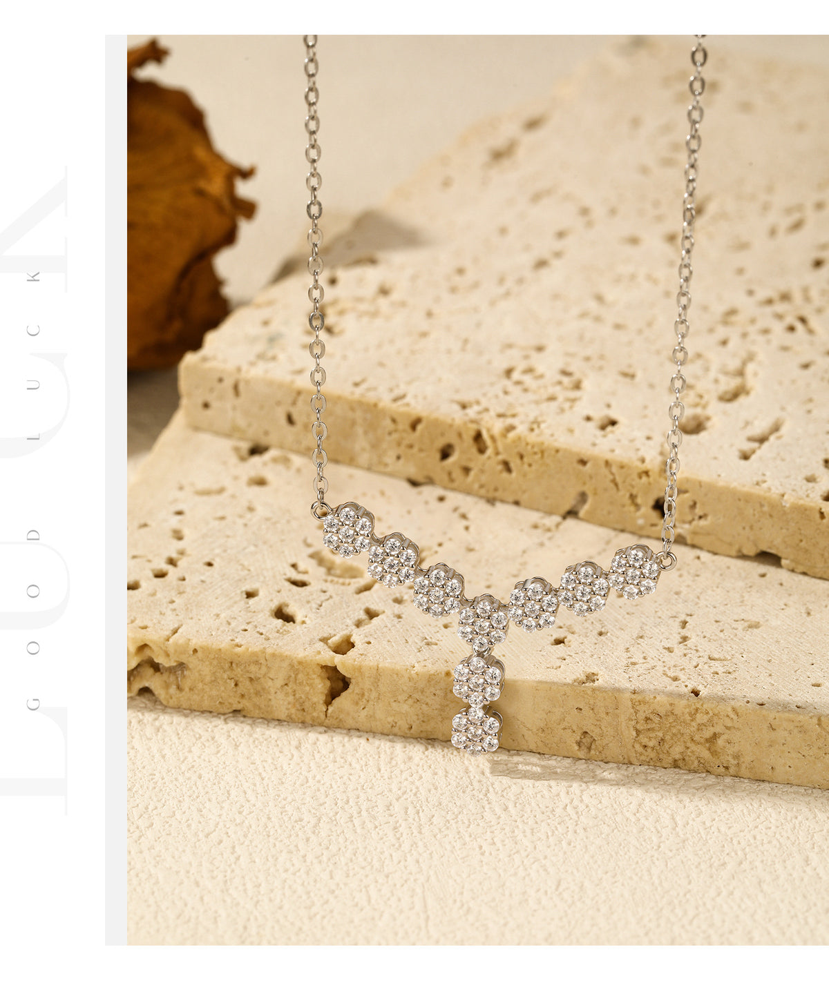925 Sterling Silver Floral Jewelry Set