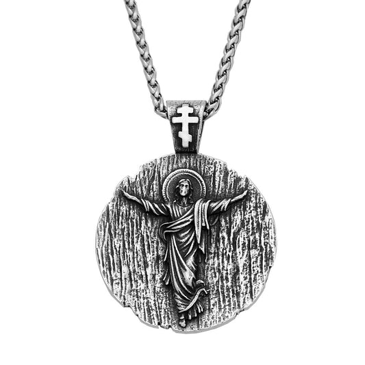 Personalized Punk Retro Men's Titanium Steel Pendant Necklace