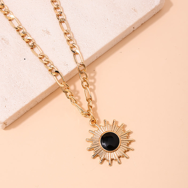 Elegant Sunflower Palace Style Necklace - Vienna Verve Collection