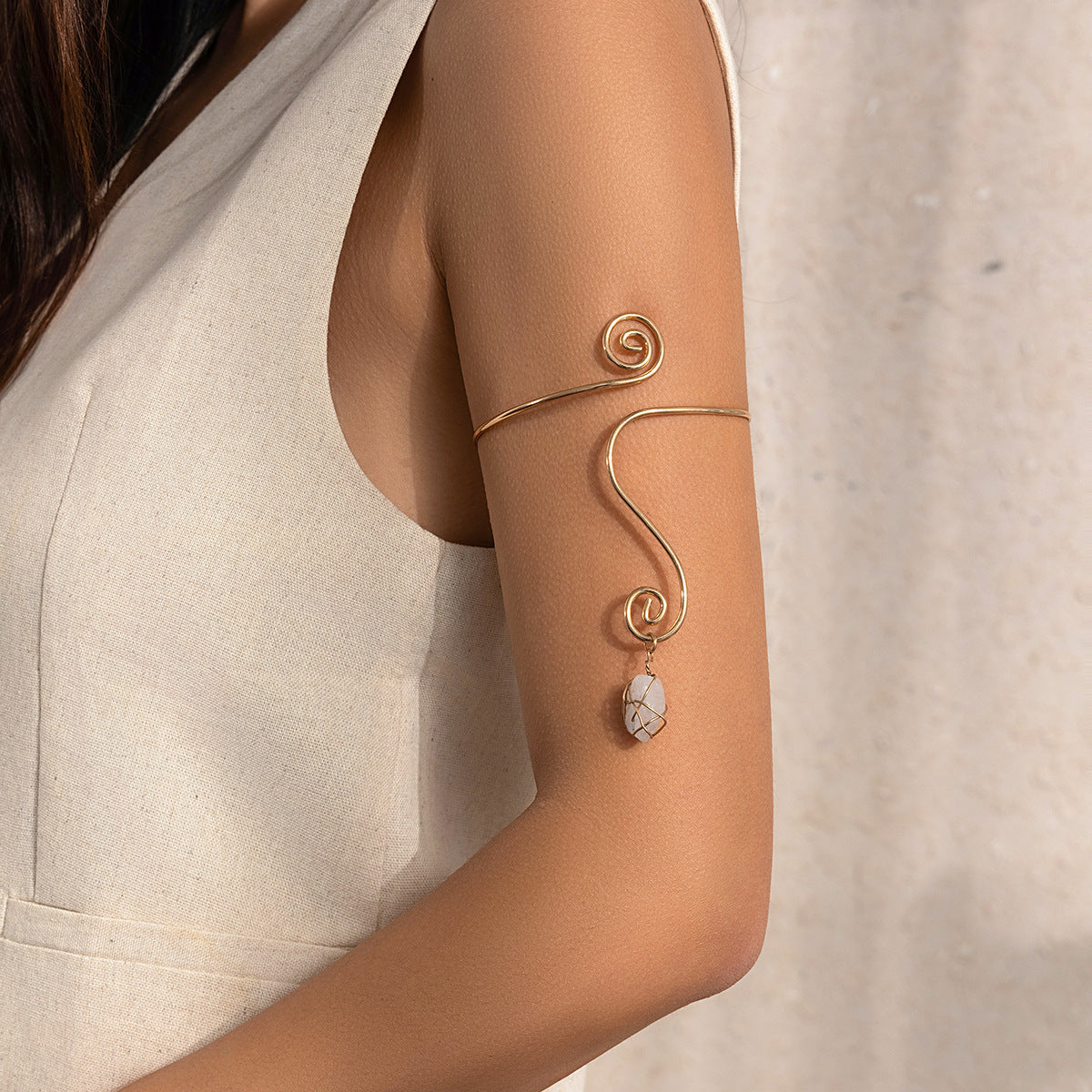 Hip Hop Metal Bracelet Open Arm Design Ethnic Snake By Planderful Vienna Verve For Trendsetting Streetwear Fans