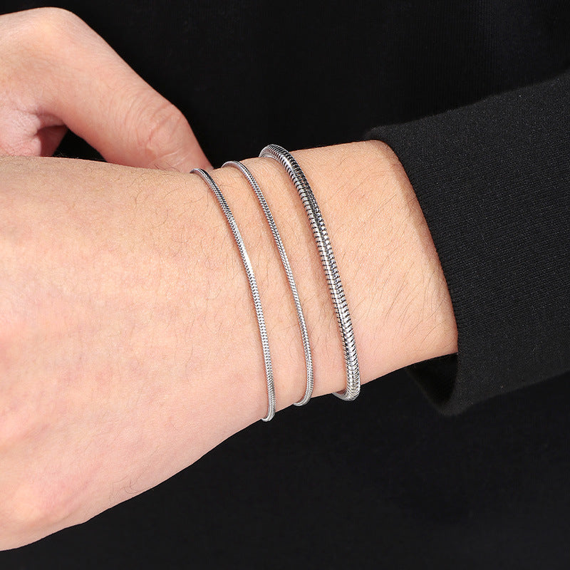 Planderful Adjustable Titanium Steel For Men Bracelet