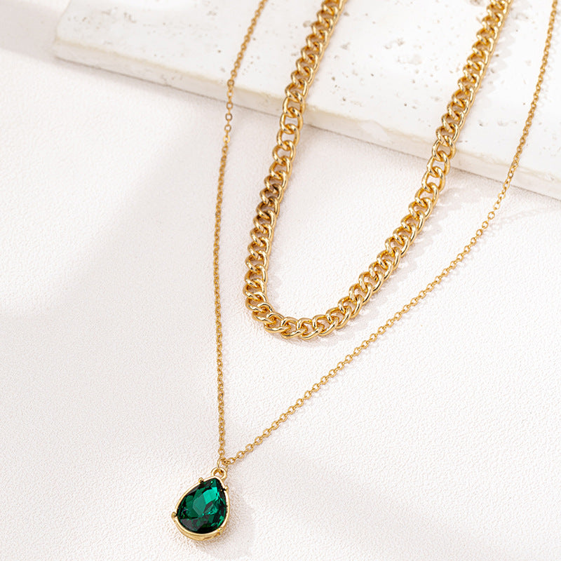 Planderful Vienna Verve Necklace – Elegant Metal Geometry Design