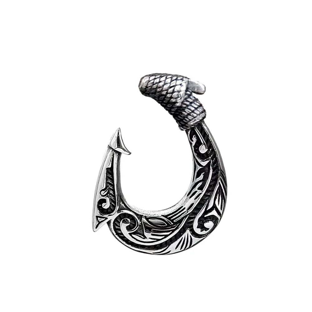 Punk Viking Anchor Stainless Steel Men's Pendant Necklace