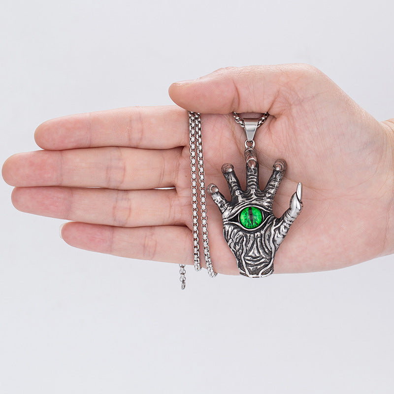 Steel Necklace – Vintage Skull Pendant