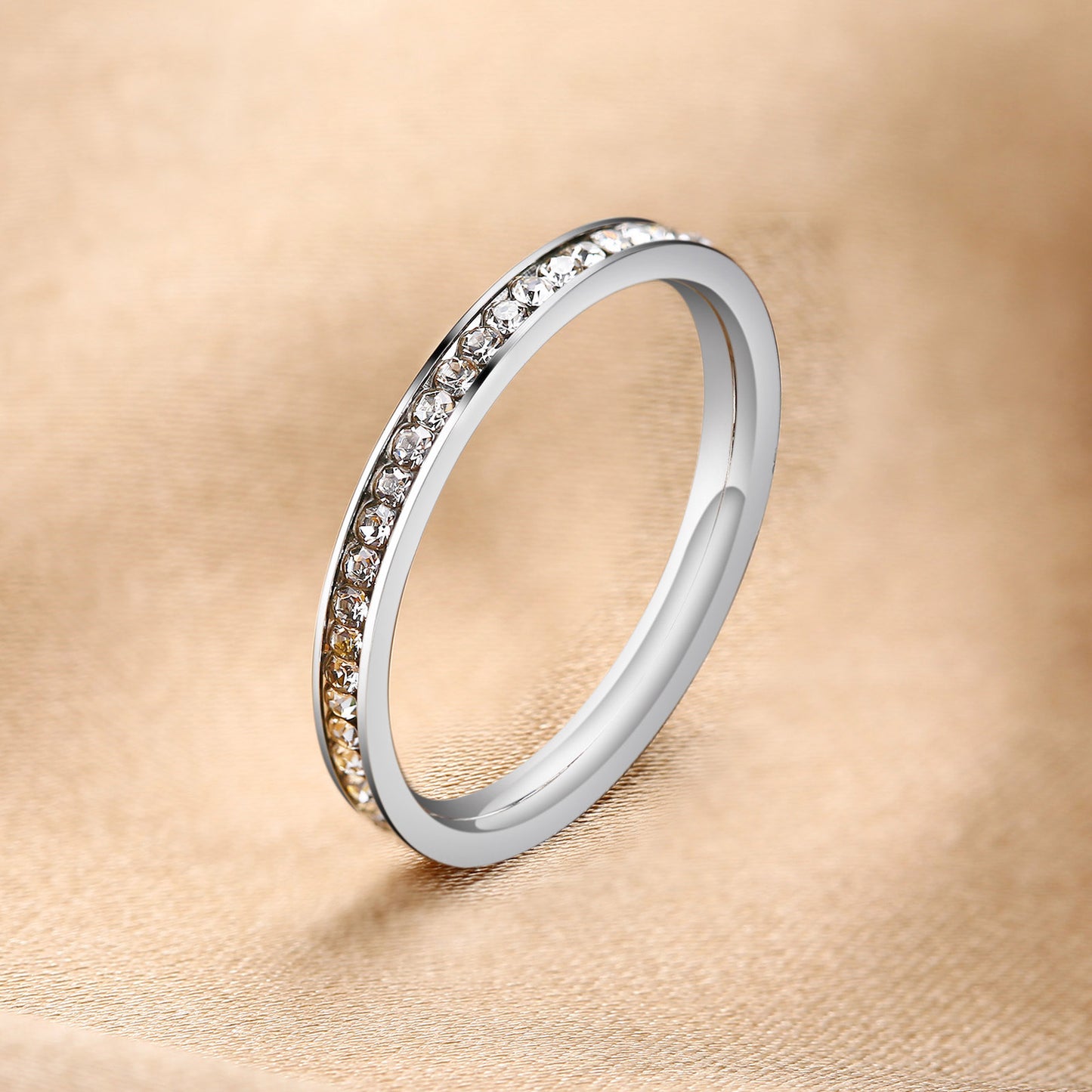Japanese And Korean Personality Simple Style Women's Ring