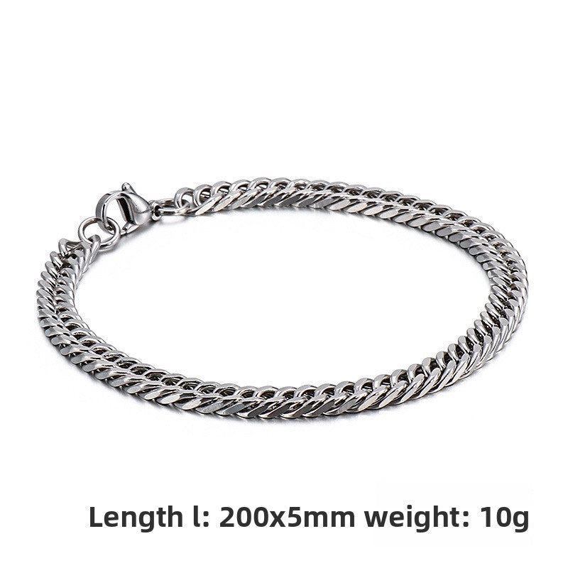 Stainless Steel Men's Chain Titanium Steel Bracelet