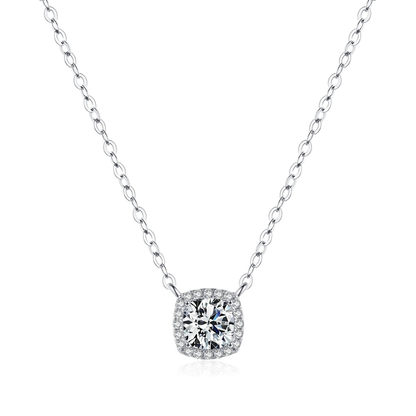 Planderful Moissanite Sparkling Necklace – Chic Light Luxury Design