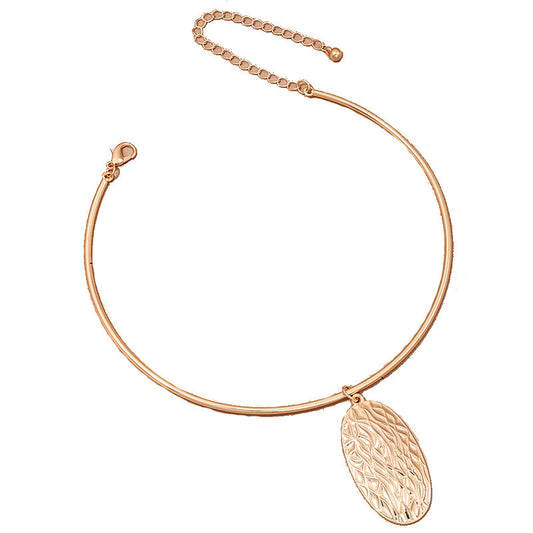 Sweet Summer Geometric Metal Collar Necklace