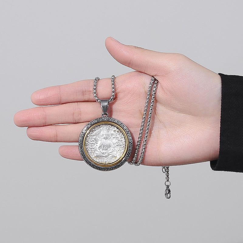 Stainless Steel Necklace – Dainty Zodiac Buddha Charms
