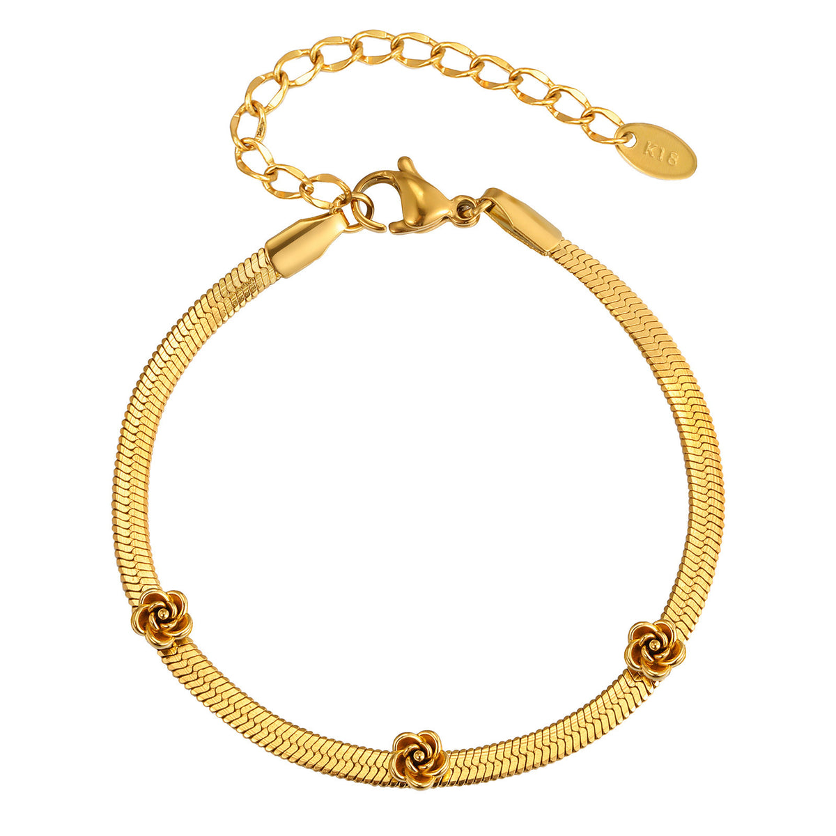 Flower Stainless Steel Bracelet