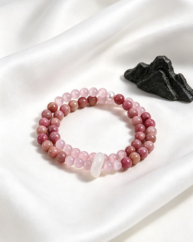Agate Celestial Double-Wrap Bracelet