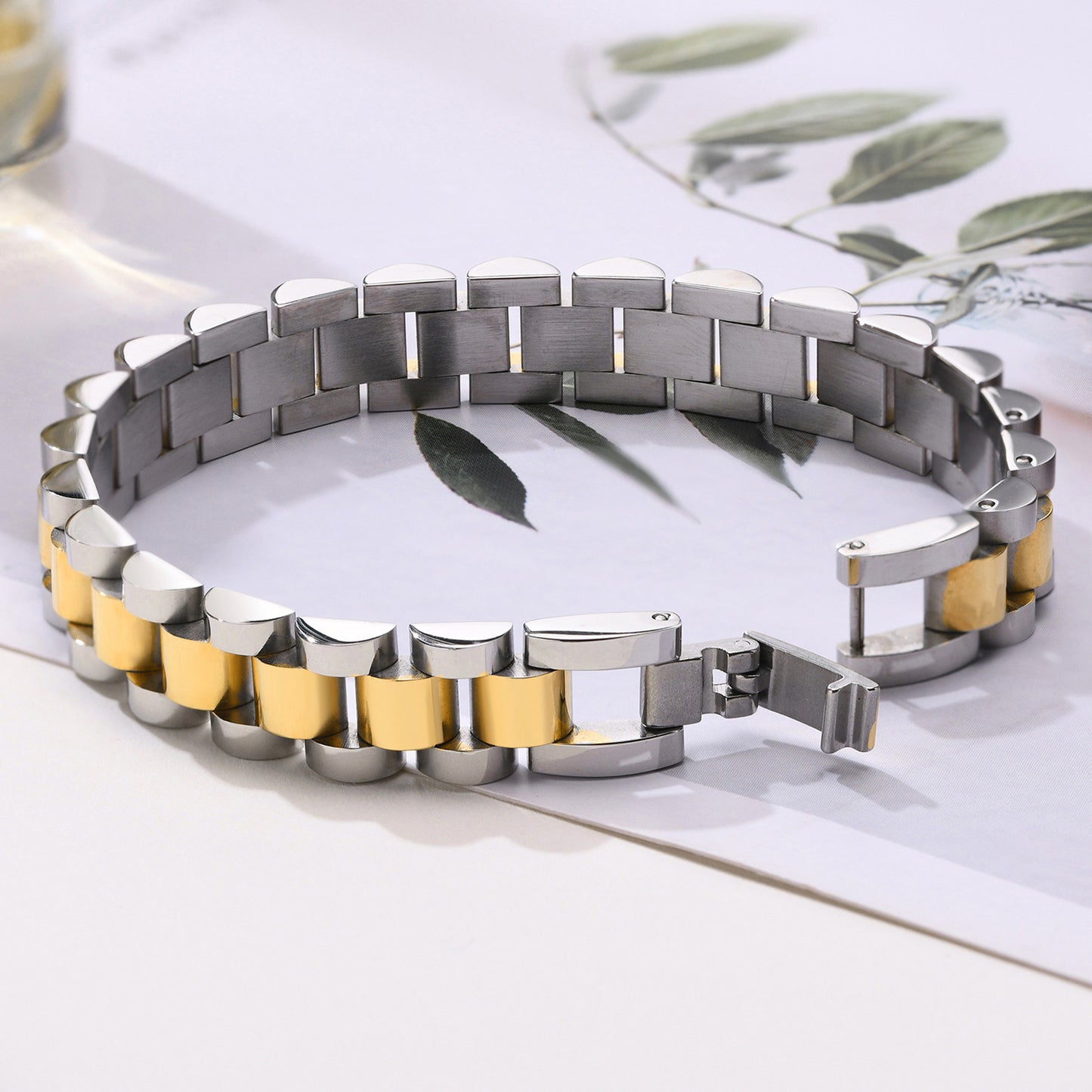 Bracelets Cross-border Accessories Titanium Steel Bracelet Men's Bracelet European and American