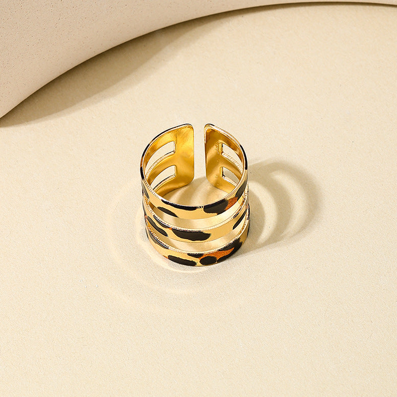 Planderful Vienna Verve Jewelry Set – Fashionable Leopard Print Design