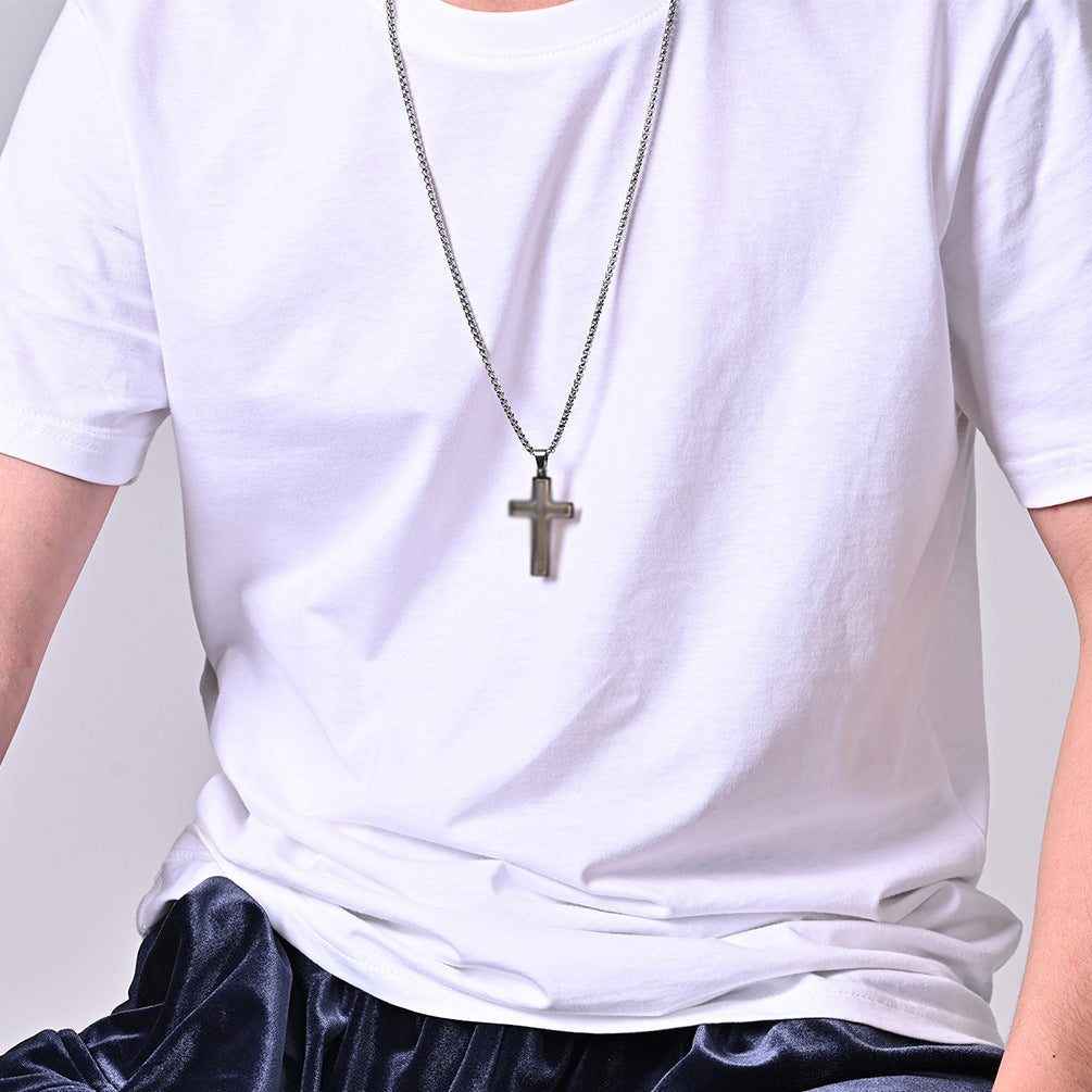 Stainless Steel Cross Necklace