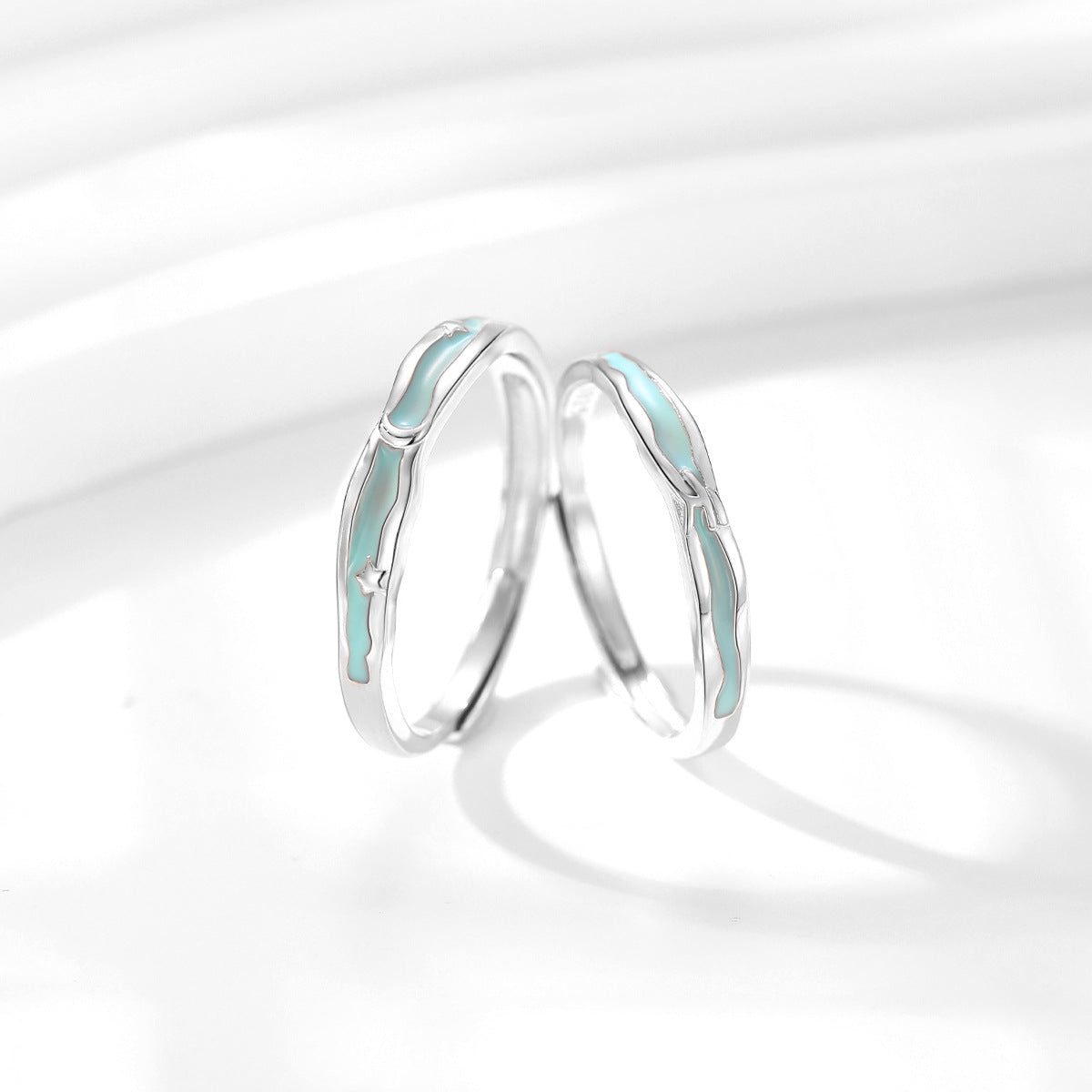Star Moon S925 Sterling Silver Ring