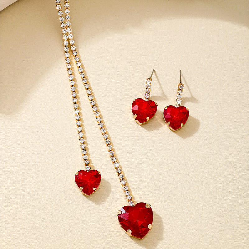 Fashionable Metal Love Flash Jewelry Set by Planderful